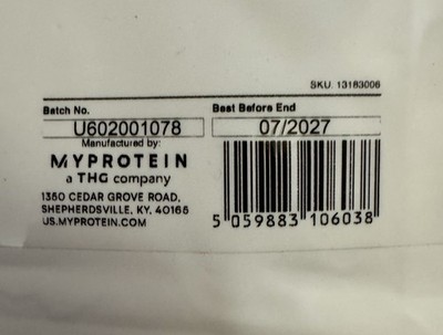 MyProtein Impact Whey Protein 5.5lb Cinnamon Cereal 2.5kg 22g