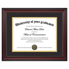 Diploma Frame 8.5 x 11 with Mat or 11x14 with...