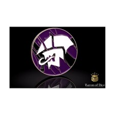 Barone dei Dadi Marcatori Obiettivo Alieno 40mm Obiettivo Moneta Nuovo