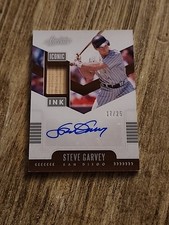 2020 Panini Absolute Iconic Ink Material /25 Steve Garvey IIM-SG Autograph