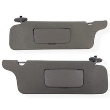 1994-2004 Ford Mustang Driver Passenger Side Sun Visor Set Pair Gray Cloth 1994-2004 Ford Mustang Driver Passenger Side Sun Visor Set Pair Gray Cloth