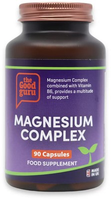 Magnesium Komplex Kapseln 90 - Muskel-, Nerven- & Energieunterstützung | mit Vitamin B6