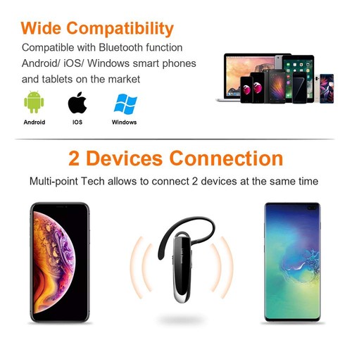 Link Dream Bluetooth Earpiece For Cell Phones Wireless V5.0 Hands Free - 第 5/6 張圖片