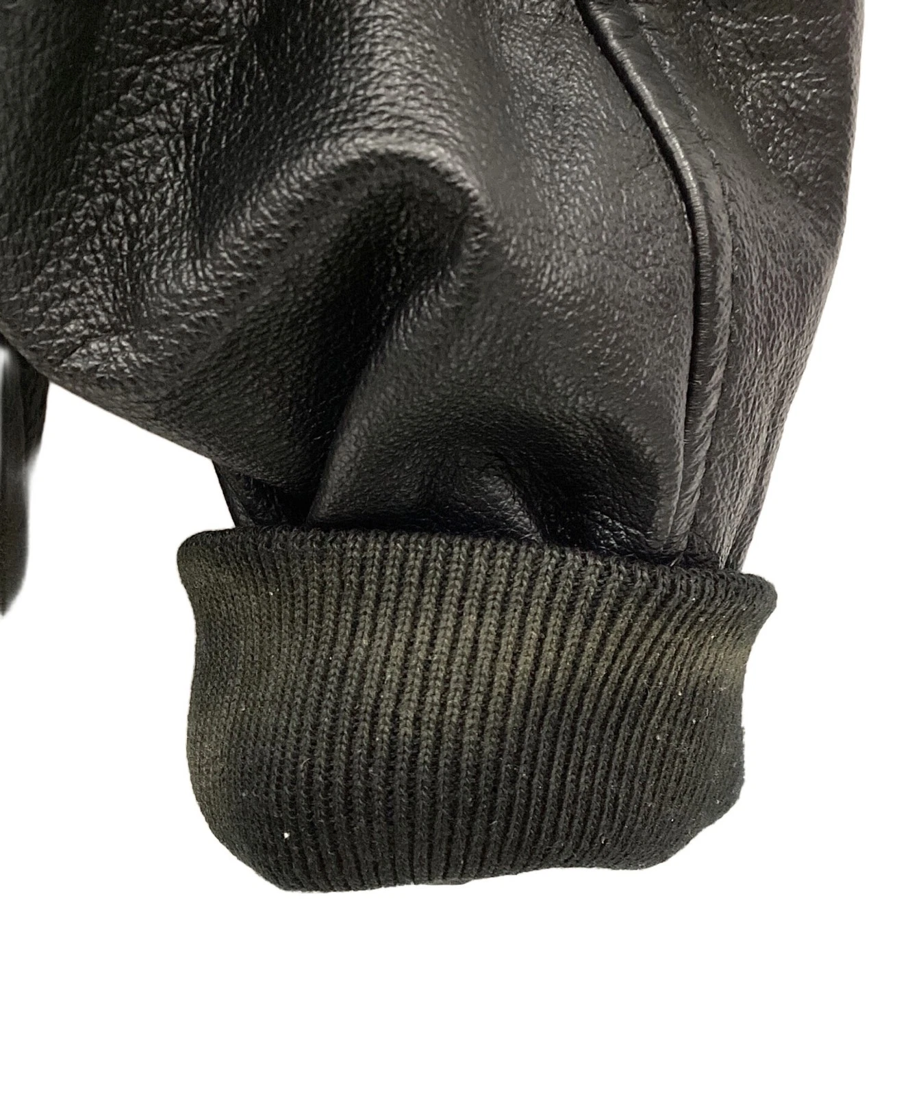 Boeing Leather Jacket Men's Size 2XL Black image 7