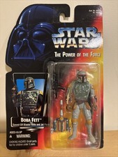 Star Wars Power of The Force Boba Fett 1995 Action Figure - Full Circle On Hands