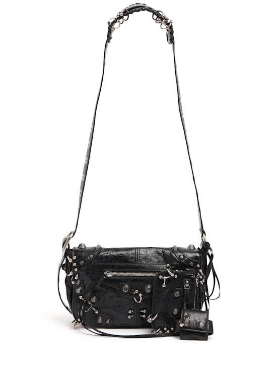 Кожаная сумка Balenciaga - XS Le Cagole - черный 537090₽