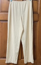 Vtg Vanity Fair Women's Nylon Lace Trim Pettipants Bloomers Pant Beige Size 6