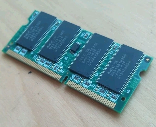 128MB SO-DIMM RAM Memory From Acer TravelMate 529ATXV Laptop, 144pin, 3.3V - Image 3 of 4