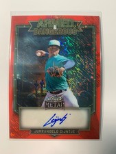 2026 Leaf Metal Baseball Jurrangelo Cijntje Armed Dangerous Red Shimmer Auto /4