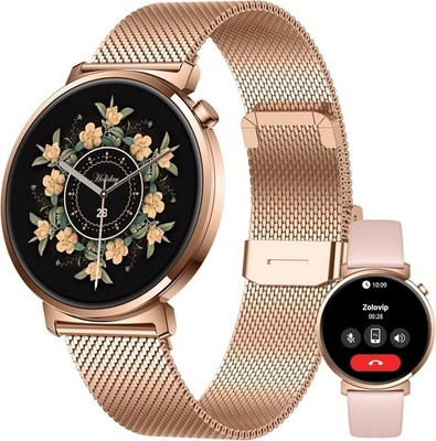 Smart Watch for Women AMOLED Bluetooth Calling Fitness Tracker Heart Rate Sleep