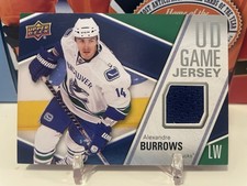 2011-12 Upper Deck UD Game Jersey Alexandre Burrows Canucks #GJ-AB!