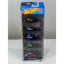 Hot Wheels F1 Formula 1 2024 5-Pack Diecast Racing Cars Set