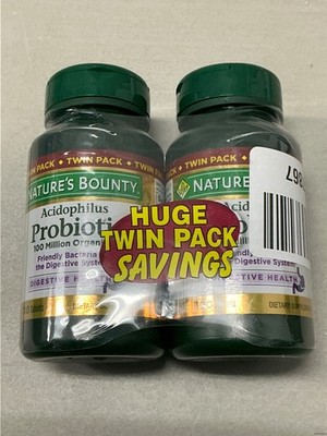 Nature's Bounty Acidophilus Probiotic, Daily Probiotic 100 C