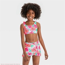 Girls' Shady Days Bikini Skirt Set - Cat & Jack M *SEE DEAL!!!*