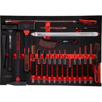 KS Tools Hammer- / Und MeißEl-Satz In Schaumstoffeinlage, 22-Tlg