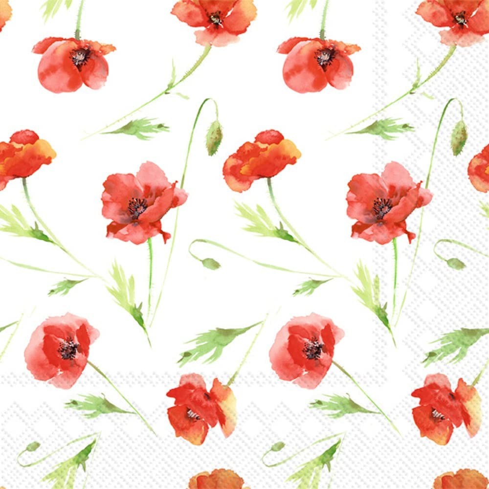 Бостонская международная, 5 х 5 дюймов Бумажная салфетка для коктейлей Лена - Упаковка из 20 штук