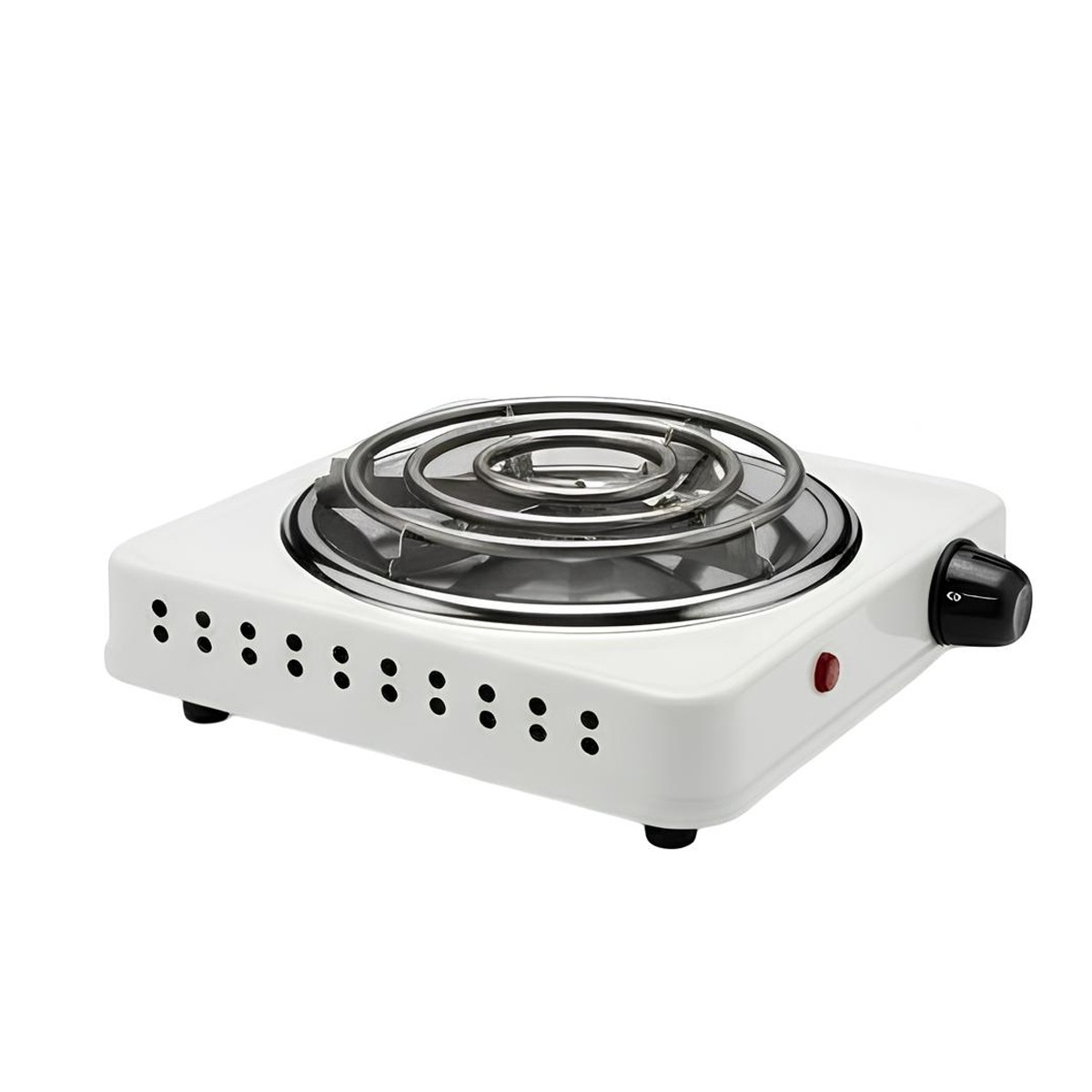 Plaque de cuisson électrique mobile 1500W compacte blanche Avizar - 2