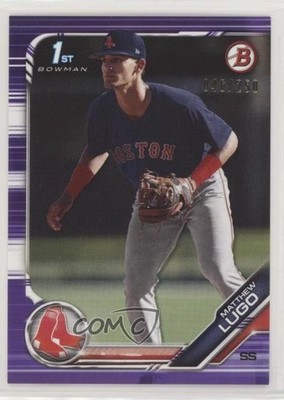 2019 Bowman Draft Purple 46/250 Matthew Lugo #BD-139 08y1