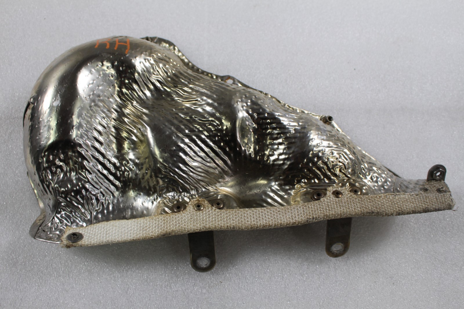 Ferrari 296 GTB, RH, Right, Outer Manifold Heat Shield, Used, P/N 747393