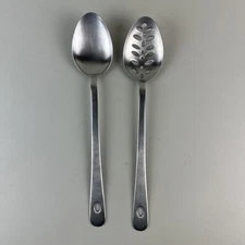 AMCO 18/8 Stainless Steel SERVING SPOON Lot 13.5" #852 (Slotted) #845