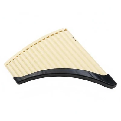 16-Pipe Pan Flute Portable Curved Pan Flute Long-Lasting - Image 1 of 4
