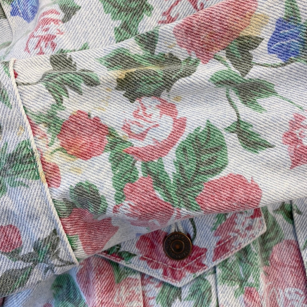 Supreme Levis 16Ss Roses Trucker Jacket Rose Denim Tracker Mix S  