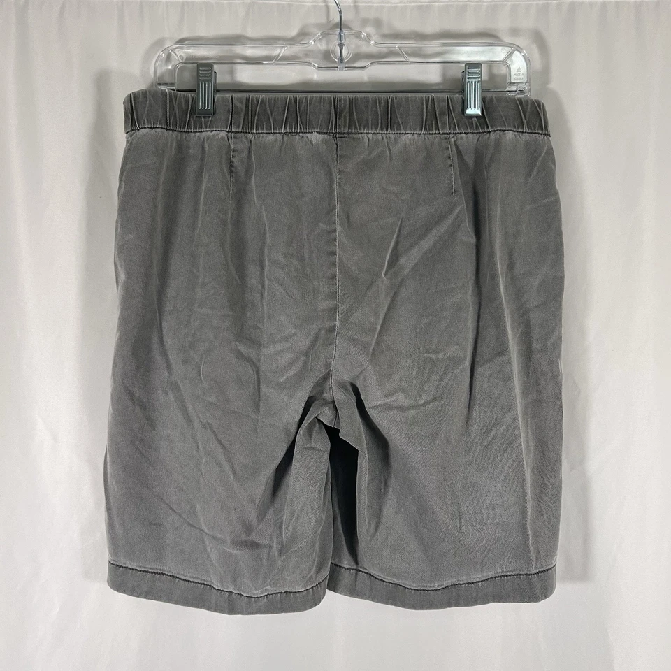 Pantalones Cortos Jill Para Mujer 10 Verde Chino Tiro Medio 8.5" Entrepierna Algodón Mezcla Tencel Foto 4 de 4