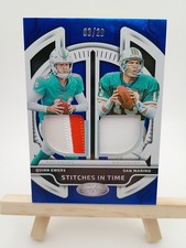 2025 Panini Certified Football Quinn Ewers & Dan Marino Stitches In Time 03/20