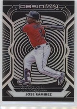 2021 Panini Chronicles Obsidian Electric Etch Purple /99 Jose Ramirez #39 0ry1