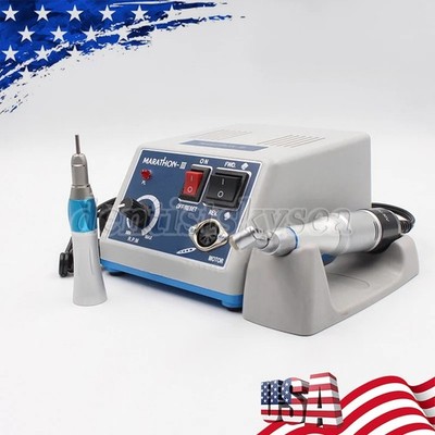 Dental Lab Marathon Electric Micromotor Unit /35K rpm Motor Polishing Handpiece