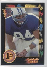 1991 Wild Card Draft Chuck Smith Chris Smith #124 Rookie RC 0a1. rookie card picture