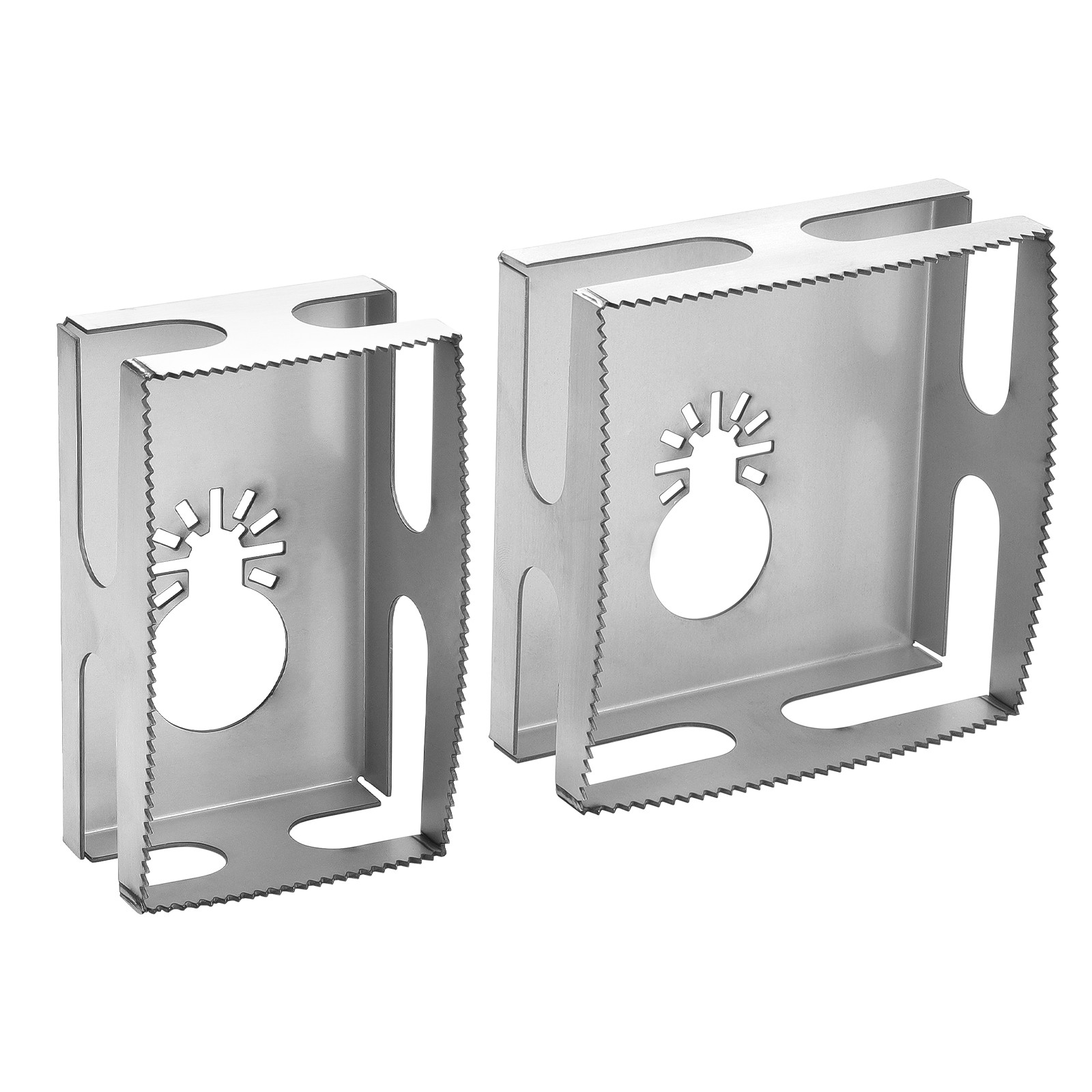 2Pcs Square Slot Cutter for Dewalt Oscillating Multi-Tool Drywall Outlet Cutter