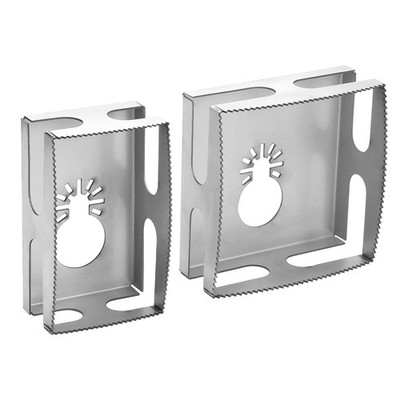 2Pcs Square Slot Cutter for Dewalt Oscillating Multi-Tool Drywall Outlet Cutter