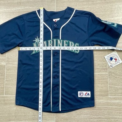 Youth Size 10-12 Majestic Seattle Mariners Ichiro Suzuki #51