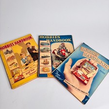 Lot of 3 Hobbies Handbook Vintage 1950 1951 Hobbies Ltd Collectible Books