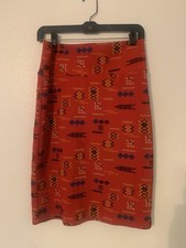 LuLaRoe skirt adult size M medium floral orange