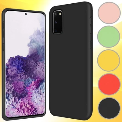 Silikon Schutz Hülle für Samsung Galaxy S20 Plus Ultra Handy Tasche Case Cover - Bild 1 von 4
