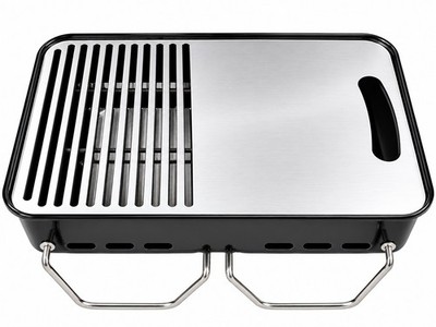 Weber Go Anywhere 50/50 Grill Plancha Edelstahl Smashburger & Fry Ups  