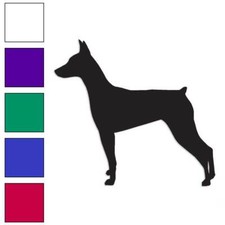 German Pinscher Dog, Vinyl Decal Sticker, Multiple Colors  Sizes 1955