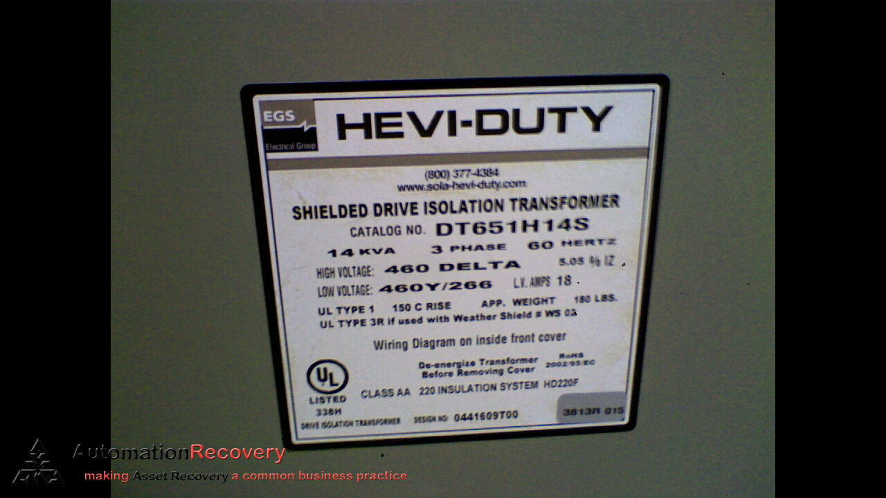 Hevi Duty Transformer Wiring Diagram from i.ebayimg.com