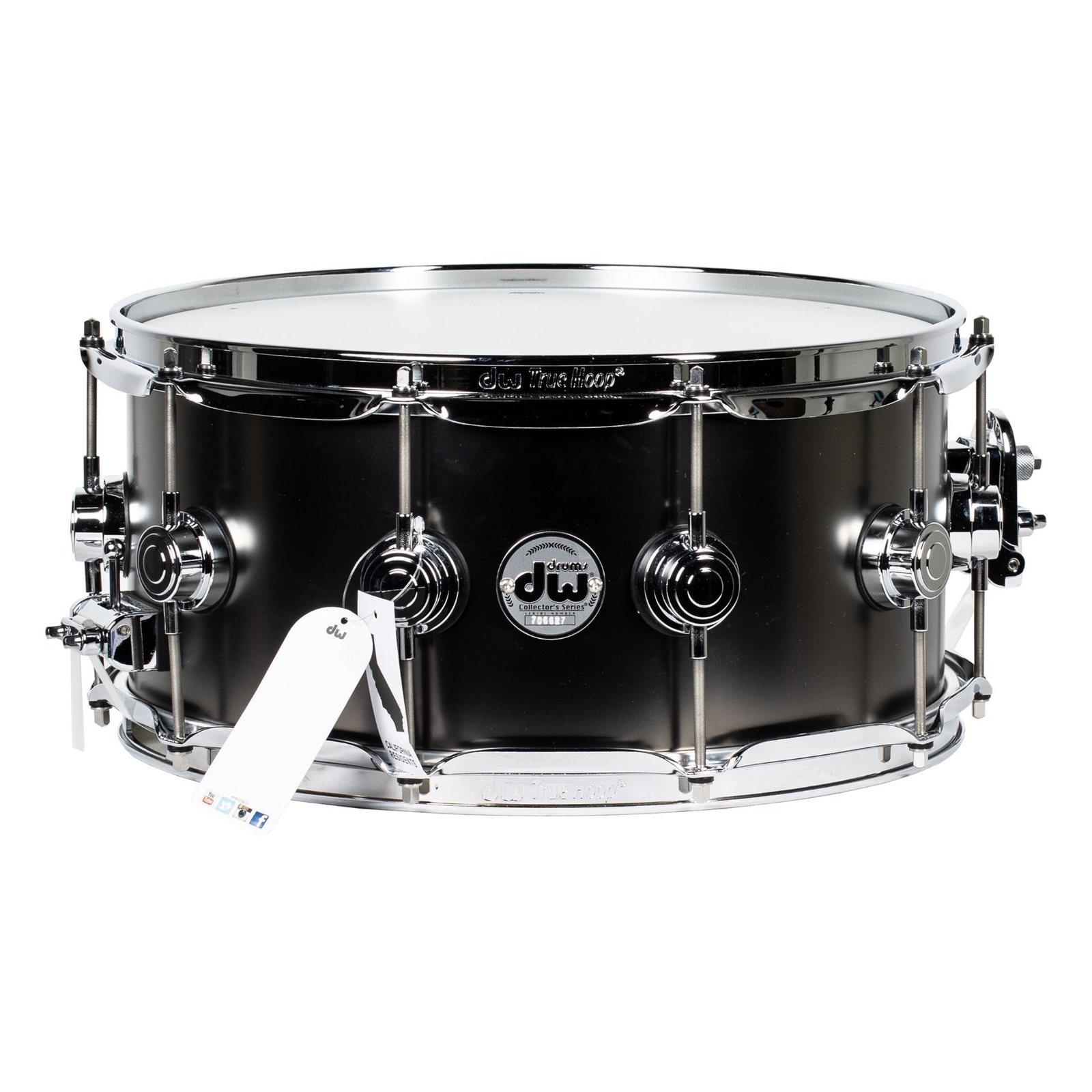 Малый барабан Drum Workshop Collectors Series 65x14 - Satin Black Nickel 92790₽
