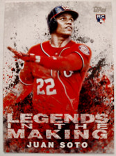 2018 Juan Soto Topps Update Legends In The Making # LITM-8