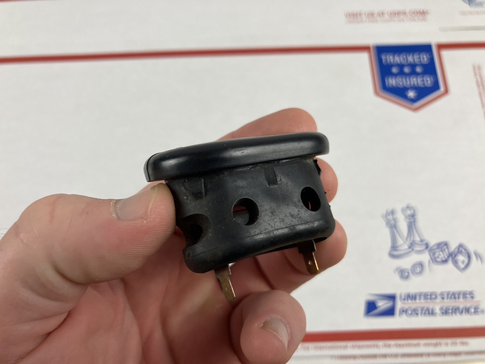 1986 Rolls Royce Silver Spur RH Front Door Open Warning Lamp Light UD23176 oem