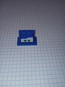 1 Lego 93598pb07 Cars Ivan Mater Blue Windscreen Eyes White Background WYSIWYG