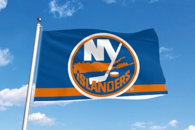NEW YORK ISLANDERS 3'X5' FLAG/BANNER **100% FULL COLOR BOTH SIDES OF FLAG**