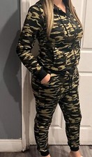 Camo womens sweater pant set