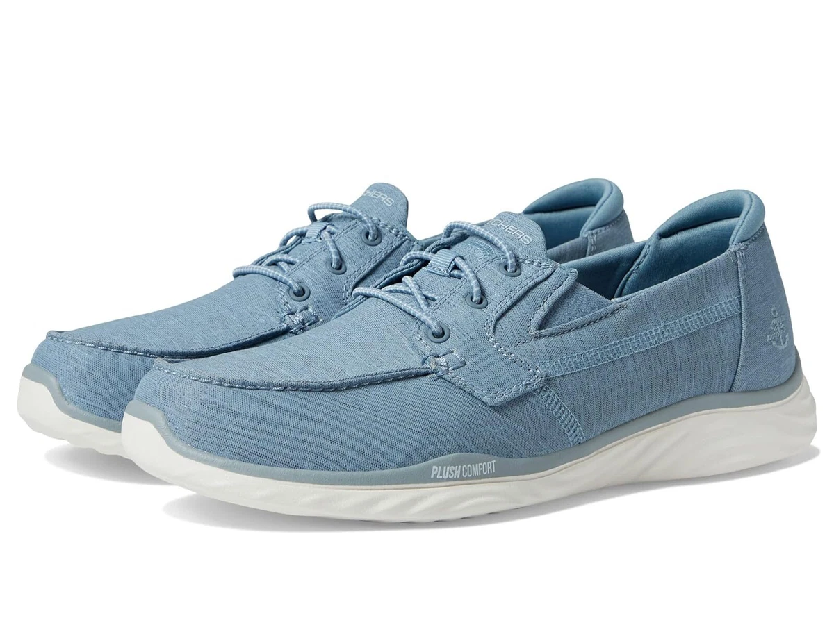 Skechers boat store shoes blue