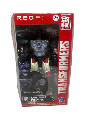 TRANSFORMERS GENERATIONS RED OPTIMUS PRIMAL WALMART EXCLUSIVE!
