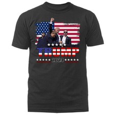 Donald Trump Rally Shooting Trump 2024 Fight Political T-shirt