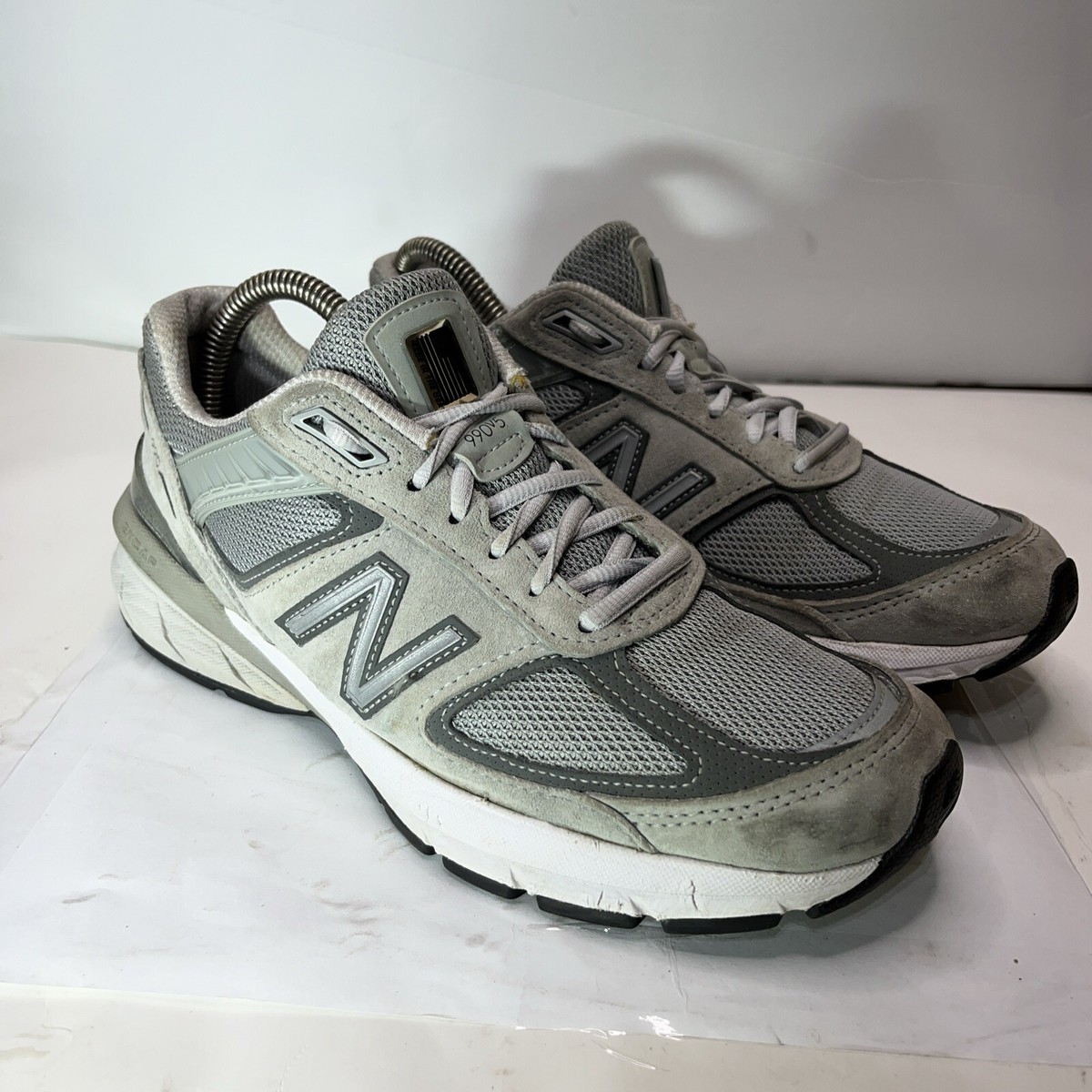 Size 8 - New Balance 990v4 Made in USA Grey Silver W for